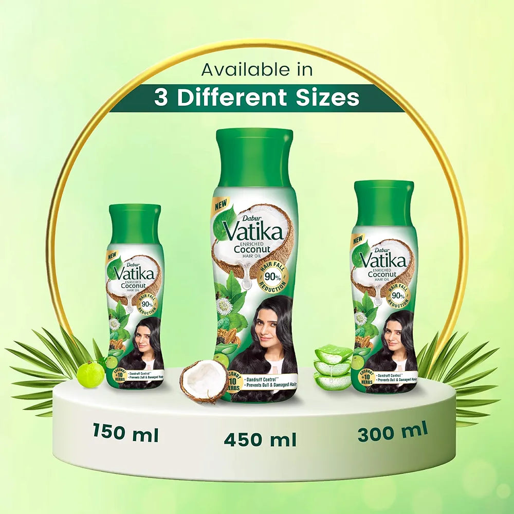 Dabur Vatika Enriched Coconut Hair Oil – 300ml