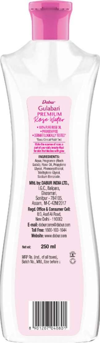 Dabur Gulabari Premium Rose Water Face Toner (250 ml)