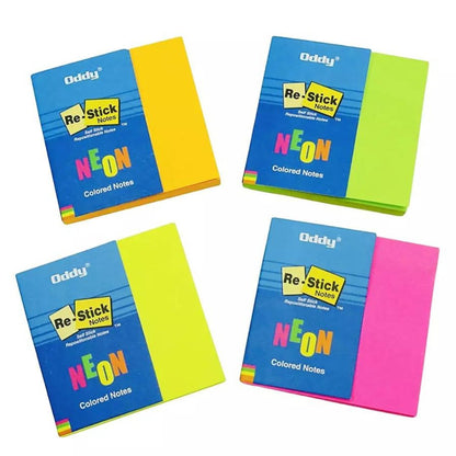 Oddy Re-Sticky Notes Neon