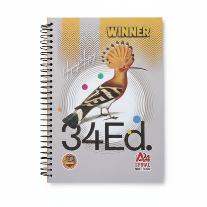 Winner Spiral A4 Notebook – 308 Pages