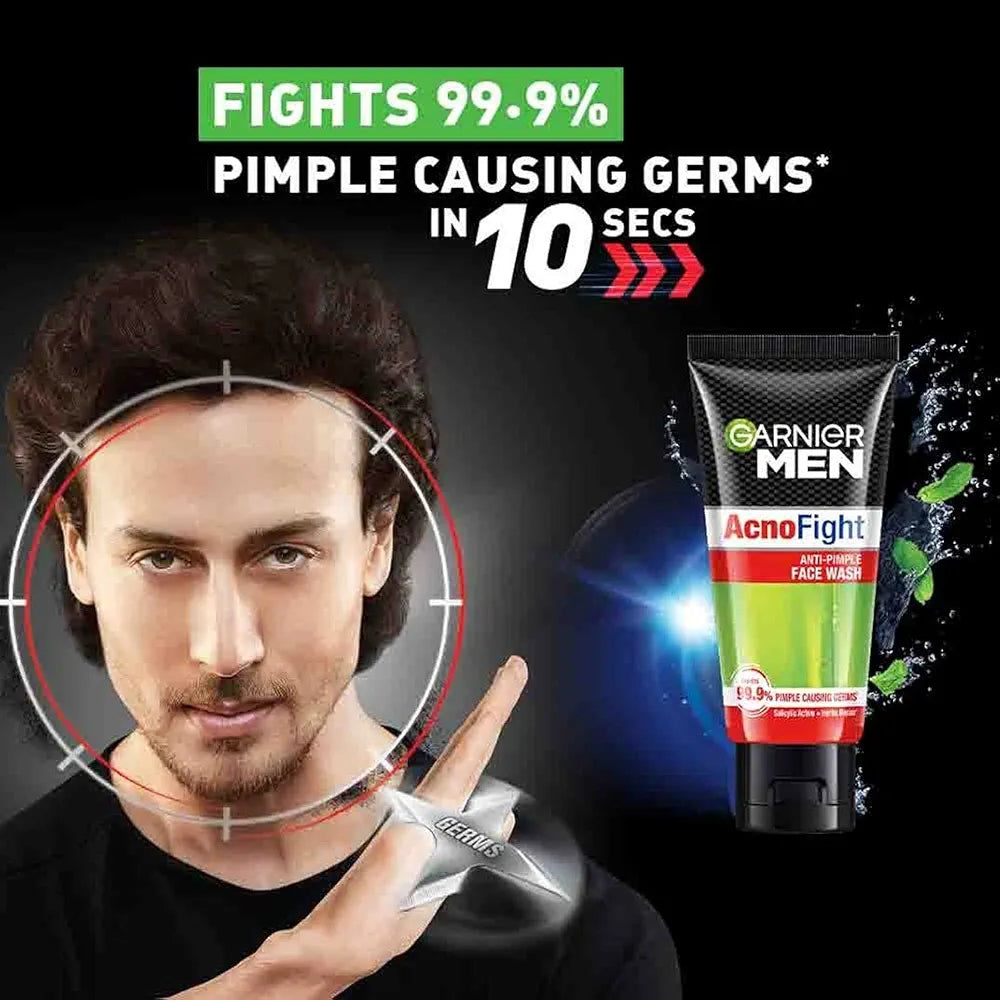 Garnier Men Acno Fight Face Wash – Anti-Pimple (50g)