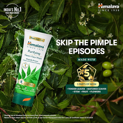 Himalaya Purifying Neem Face Wash – 50 ml