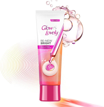Glow & Lovely Re-New Bright Multi Vitamin Serum in Cream 25g