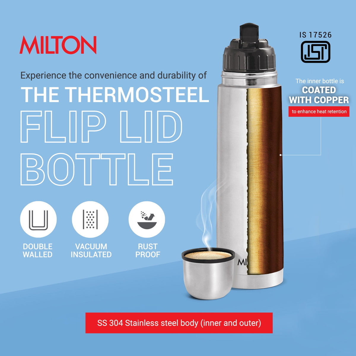 Milton Thermosteel Bottle – 500 ml