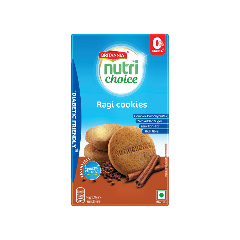 Britannia NutriChoice Ragi Biscuits – 150 g