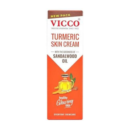 Vicco Turmeric Skin Cream with Sandalwood Oil – (15 g / 30 g / 50 g)