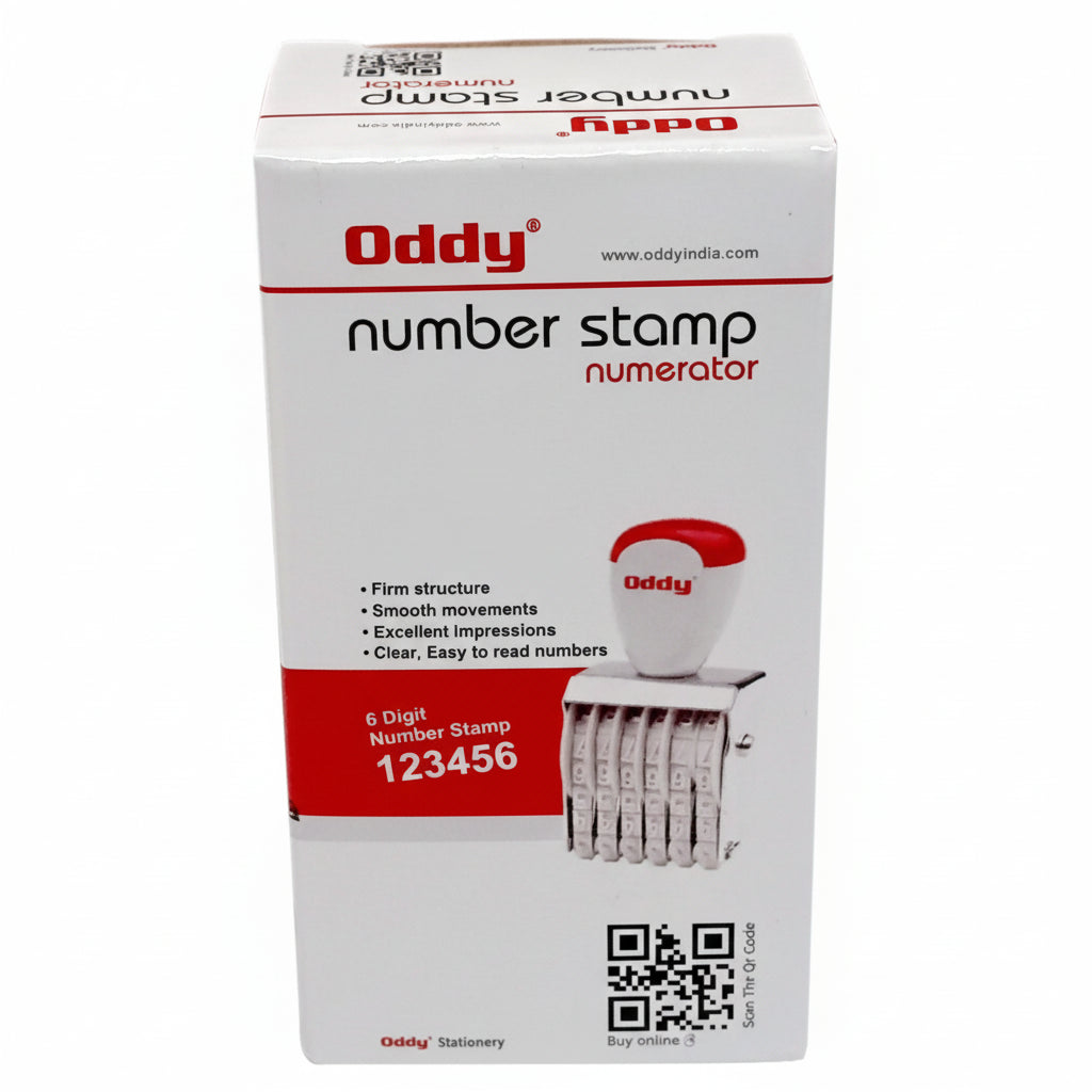 Oddy Number Stamp (Numerator)