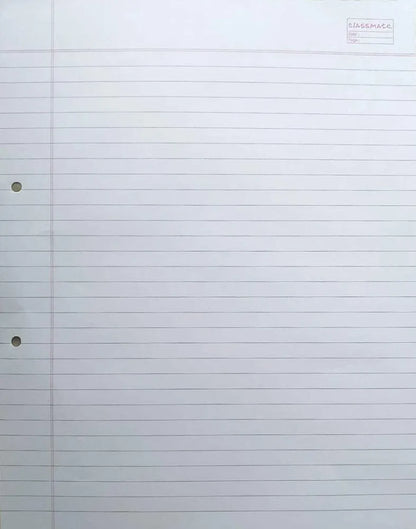 Classmate Project Paper – 50 Sheets