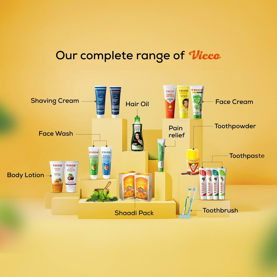 Vicco Turmeric Skin Cream with Sandalwood Oil – (15 g / 30 g / 50 g)