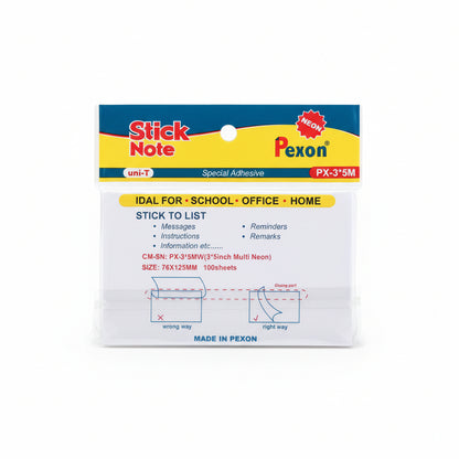 Pexon Neon Sticky Notes