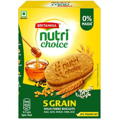 Britannia NutriChoice 5 Grain Digestive Biscuits – 200 g